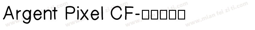 Argent Pixel CF字体转换